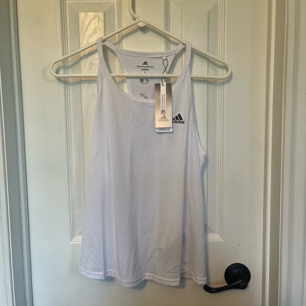 Adidas White Tank